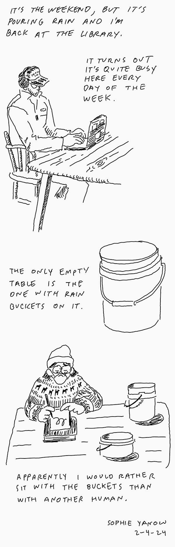 Sit With The Buckets